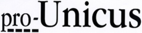 pro-Unicus Logo (DPMA, 11.11.2003)