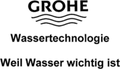 GROHE Wassertechnologie Weil Wasser wichtig ist Logo (DPMA, 24.03.1995)
