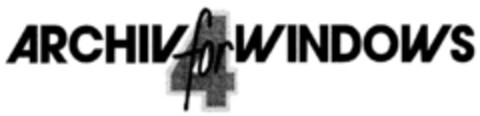 ARCHIV for WINDOWS Logo (DPMA, 11/13/1996)