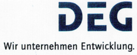 DEG Wir unternehmen Entwicklung Logo (DPMA, 10/01/1999)