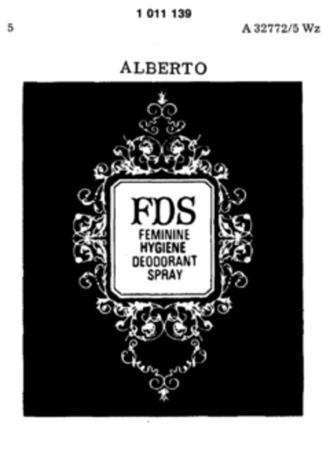 ALBERTO FDS Logo (DPMA, 15.11.1979)