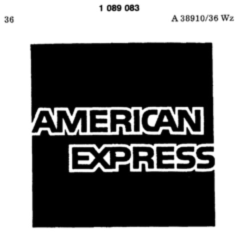 AMERICAN EXPRESS Logo (DPMA, 16.08.1984)