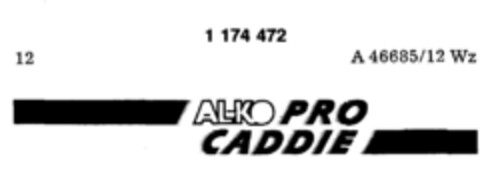 AL-KO PRO CADDIE Logo (DPMA, 20.07.1989)