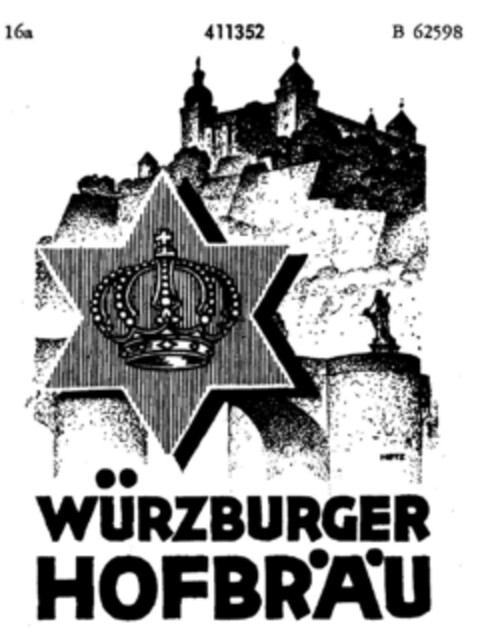 WÜRZBURGER HOFBRÄU Logo (DPMA, 23.10.1929)