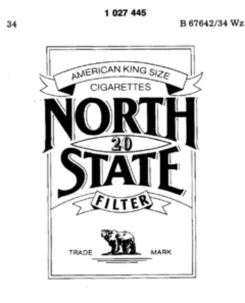 NORTH STATE FILTER Logo (DPMA, 26.03.1981)