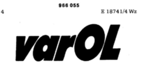 varOL Logo (DPMA, 28.06.1976)