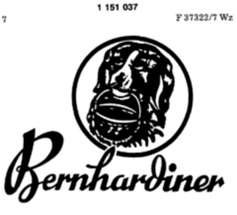 Bernhardiner Logo (DPMA, 20.03.1989)