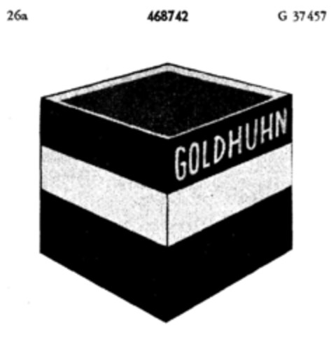 GOLDHUHN Logo (DPMA, 03.03.1934)