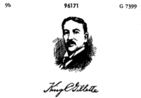 King Gillette Logo (DPMA, 01/29/1907)