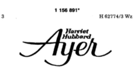 Harriet Hubbard Ayer Logo (DPMA, 20.12.1989)