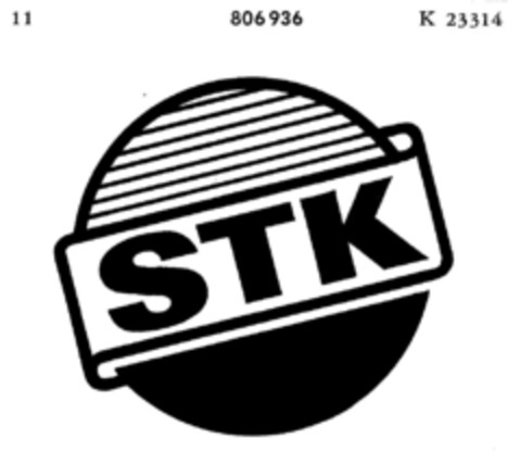 STK Logo (DPMA, 24.08.1964)