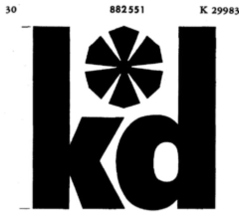 kd Logo (DPMA, 18.06.1969)