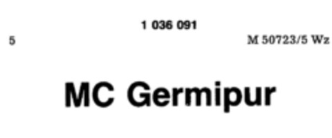 MC Germipur Logo (DPMA, 23.12.1981)