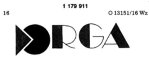 ORGA Logo (DPMA, 16.12.1987)