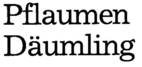 Pflaumen Däumling Logo (DPMA, 24.02.1994)