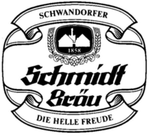 SCHWANDORFER Schmidt Bräu DIE HELLE FREUDE Logo (DPMA, 06/06/1981)