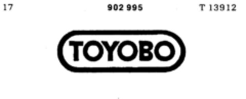 TOYOBO Logo (DPMA, 21.07.1970)