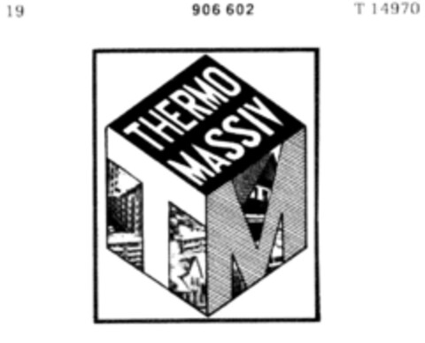 THERMO MASSIV Logo (DPMA, 10.06.1972)