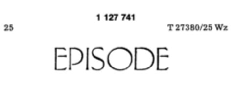 EPISODE Logo (DPMA, 03/02/1988)