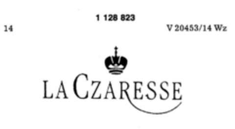 LA CZARESSE Logo (DPMA, 10/06/1987)