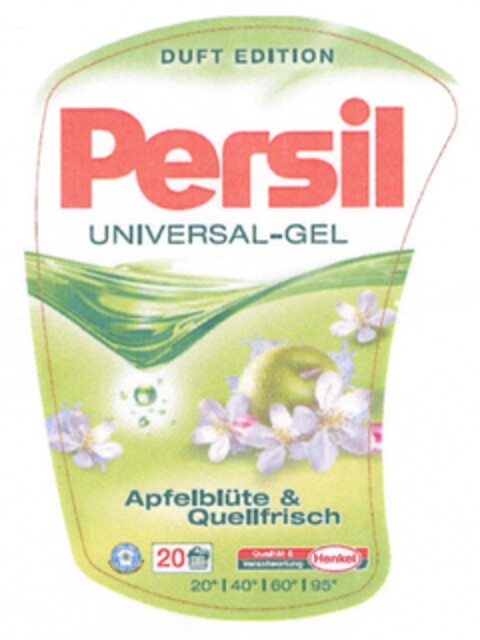 Persil UNIVERSAL-GEL Apfelblüte & Quellfrisch Logo (DPMA, 08/14/2008)