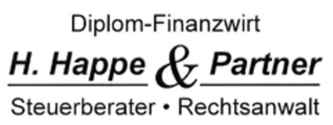 Diplom-Finanzwirt H. Happe & Partner Logo (DPMA, 15.12.2009)