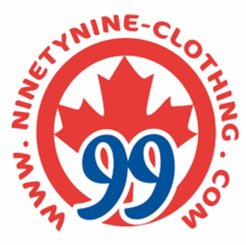 WWW.NINETYNINE-CLOTHING.COM 99 Logo (DPMA, 04/16/2011)