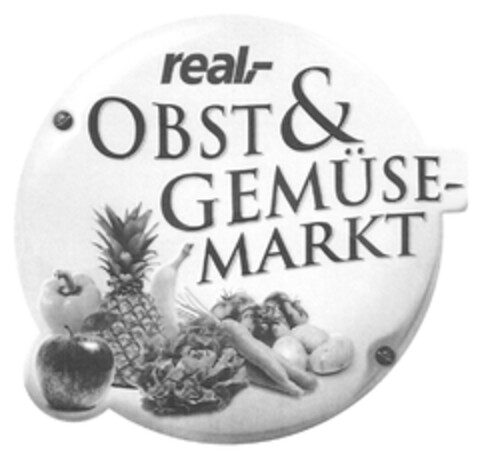 real,- OBST & GEMÜSE-MARKT Logo (DPMA, 13.01.2012)
