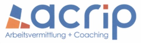 acrip Arbeitsvermittlung + Coaching Logo (DPMA, 20.09.2017)