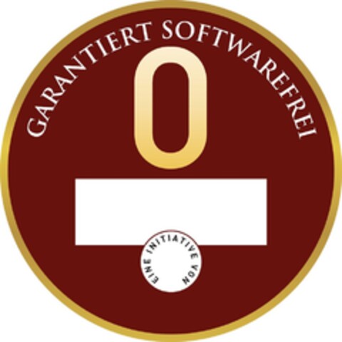 GARANTIERT SOFTWAREFREI Logo (DPMA, 11.08.2017)