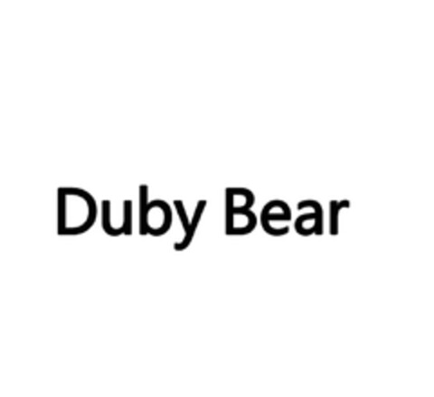 Duby Bear Logo (DPMA, 07.12.2018)