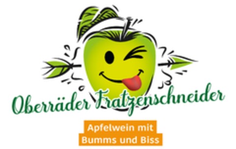 Oberräder Fratzenschneider Apfelwein mit Bumms und Biss Logo (DPMA, 02.05.2019)