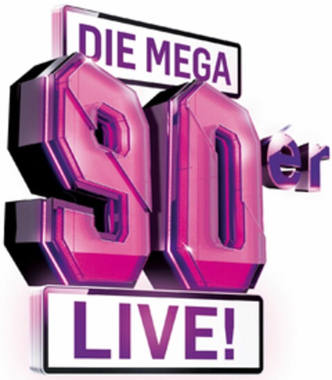 DIE MEGA 90er LIVE! Logo (DPMA, 19.11.2020)