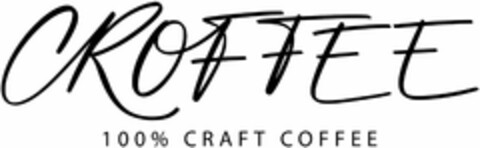 CROFFEE 100% CRAFT COFFEE Logo (DPMA, 18.05.2022)