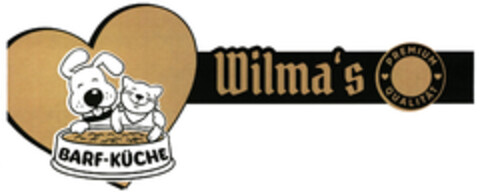 Wilma's PREMIUM QUALITÄT BARF-KÜCHE Logo (DPMA, 20.03.2024)