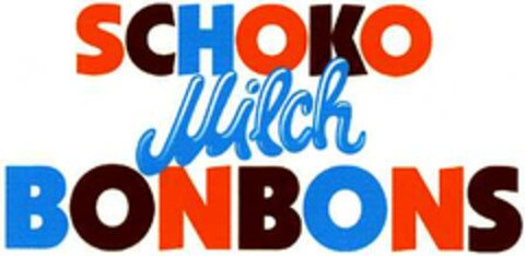 SCHOKO Milch BONBONS Logo (DPMA, 26.02.2003)