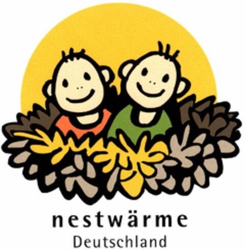 nestwärme Deutschland Logo (DPMA, 23.12.2004)