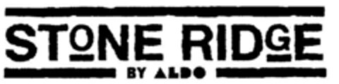 STONE RIDGE BY ALDO Logo (DPMA, 19.11.1994)