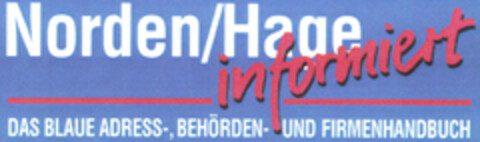 Norden/Hage informiert Logo (DPMA, 09.06.1995)
