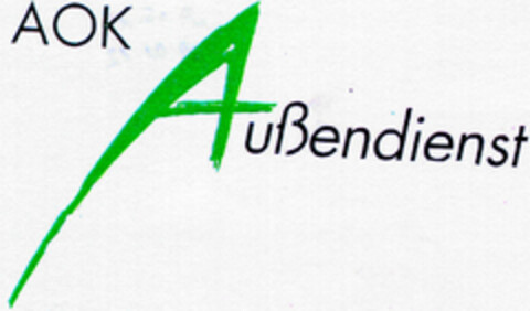 AOK Außendienst Logo (DPMA, 30.04.1997)