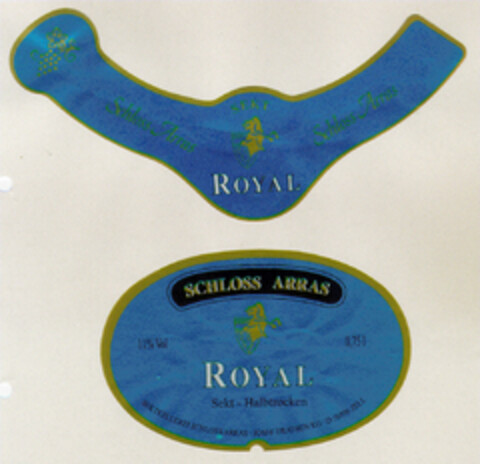 Schloss Arras SEKT ROYAL Logo (DPMA, 15.07.1997)