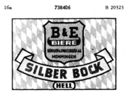 SILBER BOCK HELL Logo (DPMA, 18.06.1959)