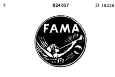 FAMA Logo (DPMA, 03/08/1965)