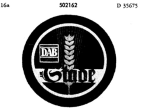 Stade DAB Logo (DPMA, 12/18/1937)