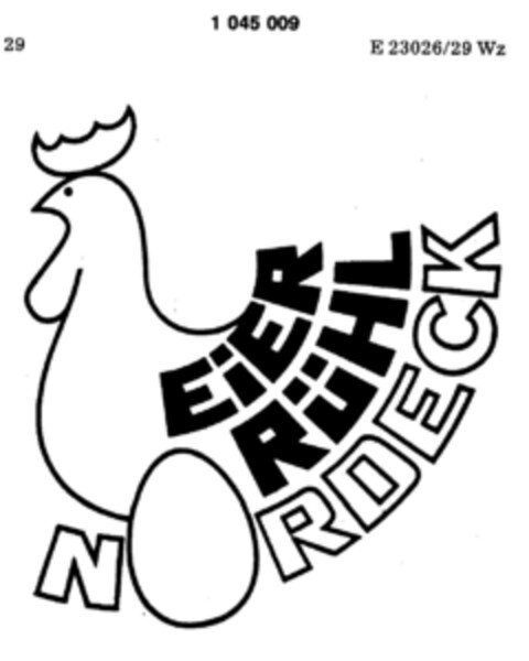 EiER RÜHL NORDECK Logo (DPMA, 05.07.1982)