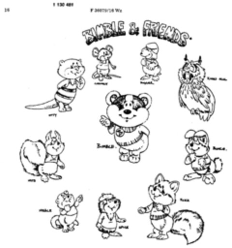 BIMBLE&FRIENDS Logo (DPMA, 09.02.1988)