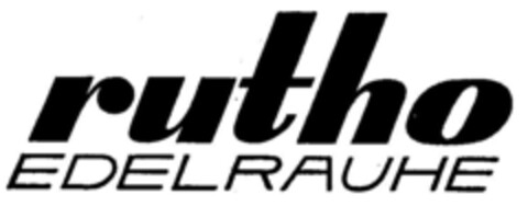 rutho EDELRAUHE Logo (DPMA, 31.01.1969)