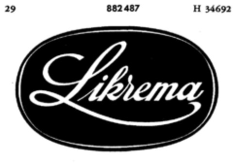 Likrema Logo (DPMA, 12.08.1970)