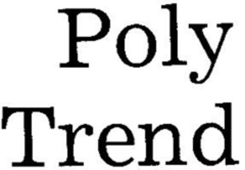 Poly Trend Logo (DPMA, 10.09.1985)