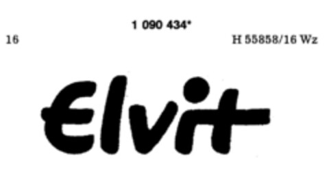 Elvit Logo (DPMA, 25.03.1986)